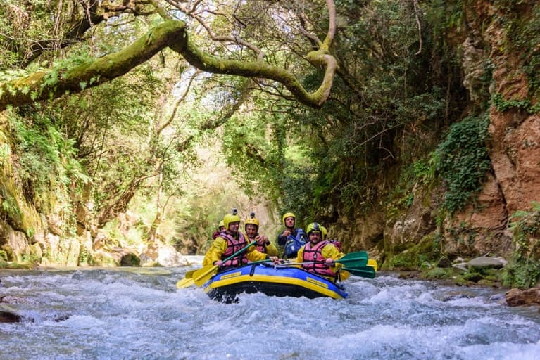 Rafting in Lousios river-image